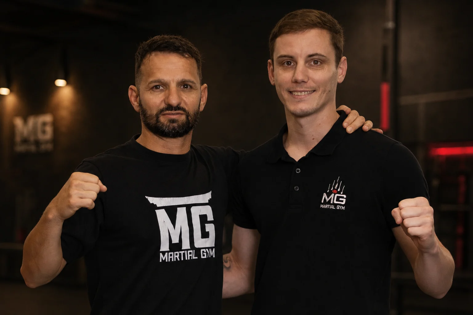 Cédric Combes et Antonin Marconi au Martial Gym